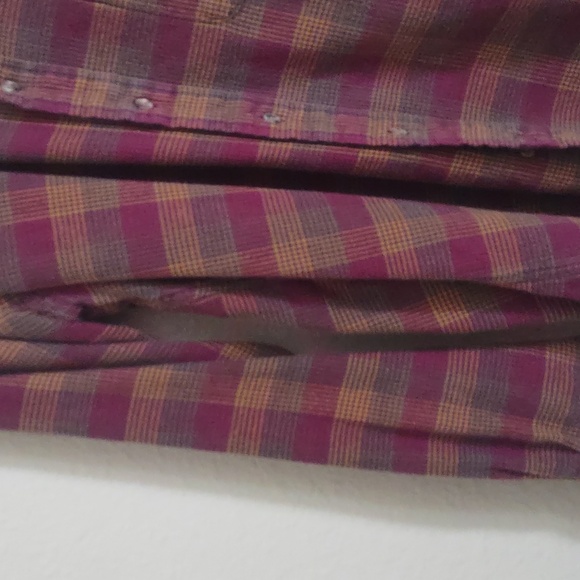 SLIGHTLY USED CAMBRIDGE CLASSICS LONG SLEEVE PLAID SIZE SMALL 100%COTTON - Picture 5 of 12